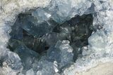 Gorgeous, Sky Blue Celestine (Celestite) Geode - Large Crystals! #136280-2
